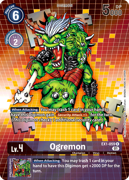 Ogremon [EX1-059] (Alternate Art) [Classic Collection] | Black Swamp Games