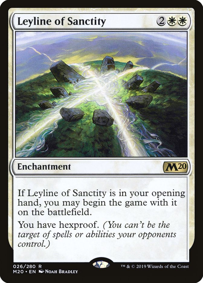 Leyline of Sanctity [Core Set 2020] | Black Swamp Games