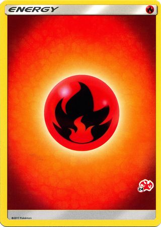 Fire Energy (Charizard Stamp #24) [Battle Academy 2020] | Black Swamp Games