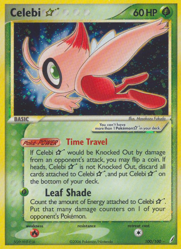 Celebi Star (100/100) [EX: Crystal Guardians] | Black Swamp Games