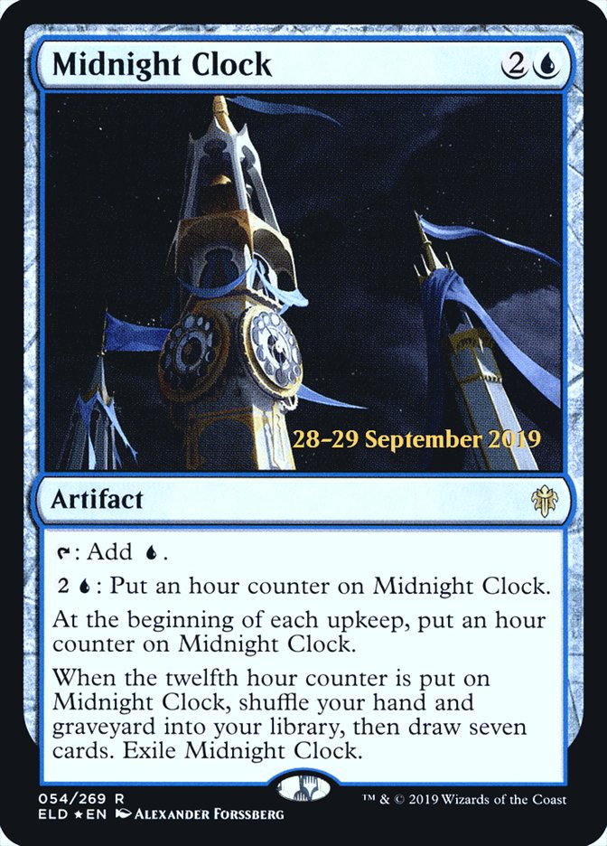 Midnight Clock  [Throne of Eldraine Prerelease Promos] | Black Swamp Games