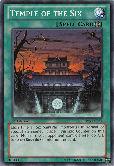 Temple of the Six [SDWA-EN031] Common | Black Swamp Games