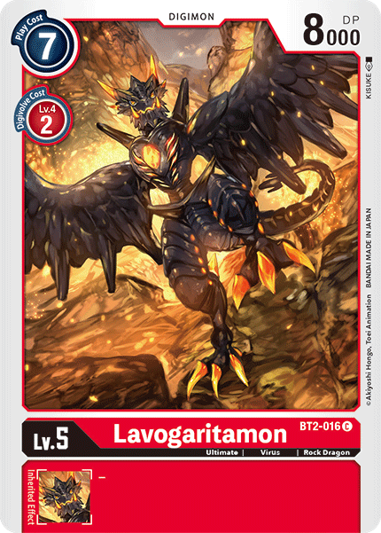 Lavogaritamon [BT2-016] [Release Special Booster Ver.1.5] | Black Swamp Games