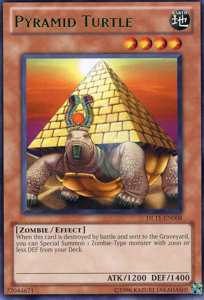 Pyramid Turtle (Green) [DL11-EN008] Rare | Black Swamp Games