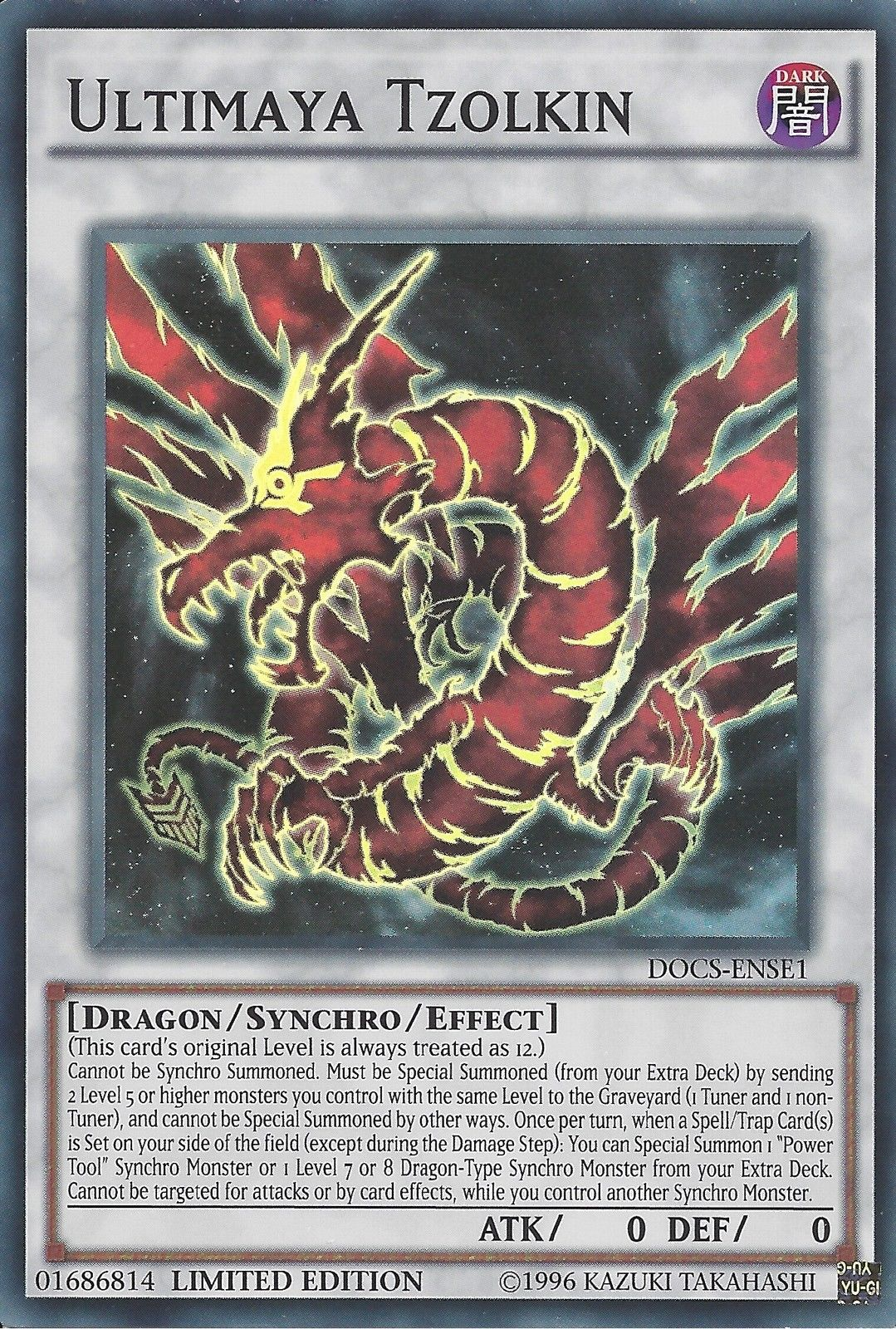 Ultimaya Tzolkin [DOCS-ENSE1] Super Rare | Black Swamp Games