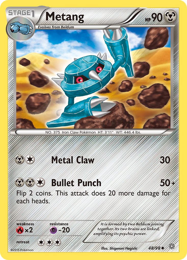 Metang (48/98) [XY: Ancient Origins] | Black Swamp Games