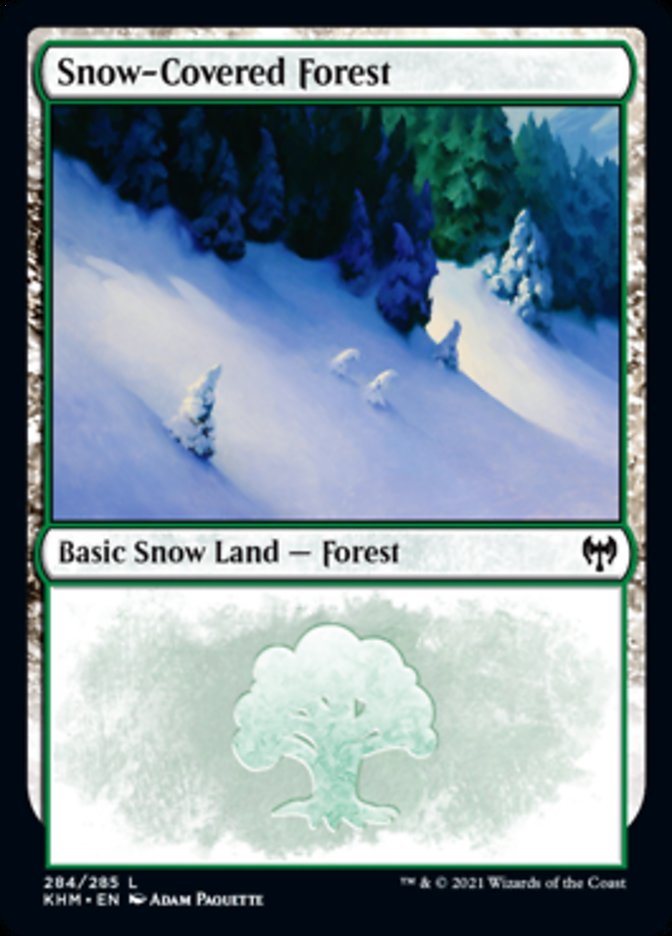 Snow-Covered Forest (284) [Kaldheim] | Black Swamp Games