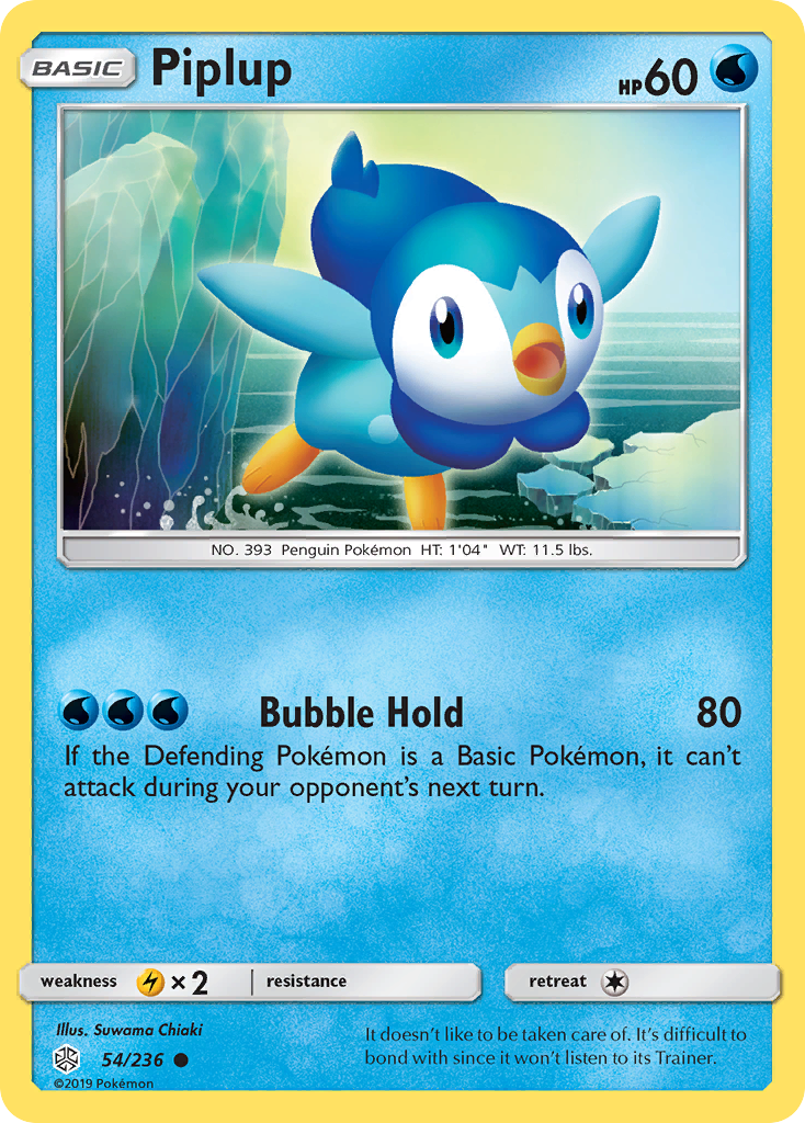 Piplup (54/236) [Sun & Moon: Cosmic Eclipse] | Black Swamp Games