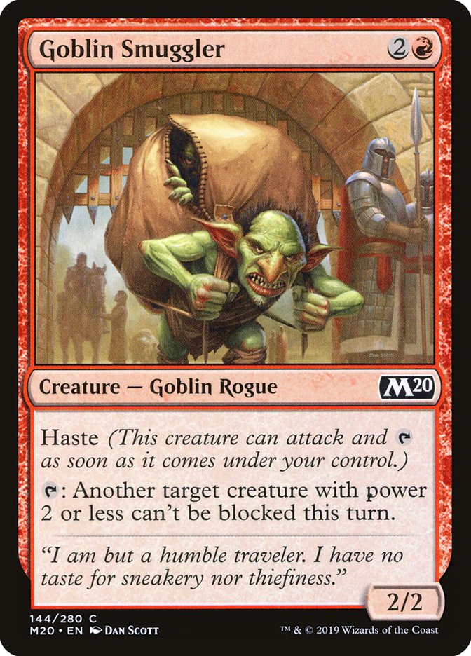 Goblin Smuggler [Core Set 2020] | Black Swamp Games