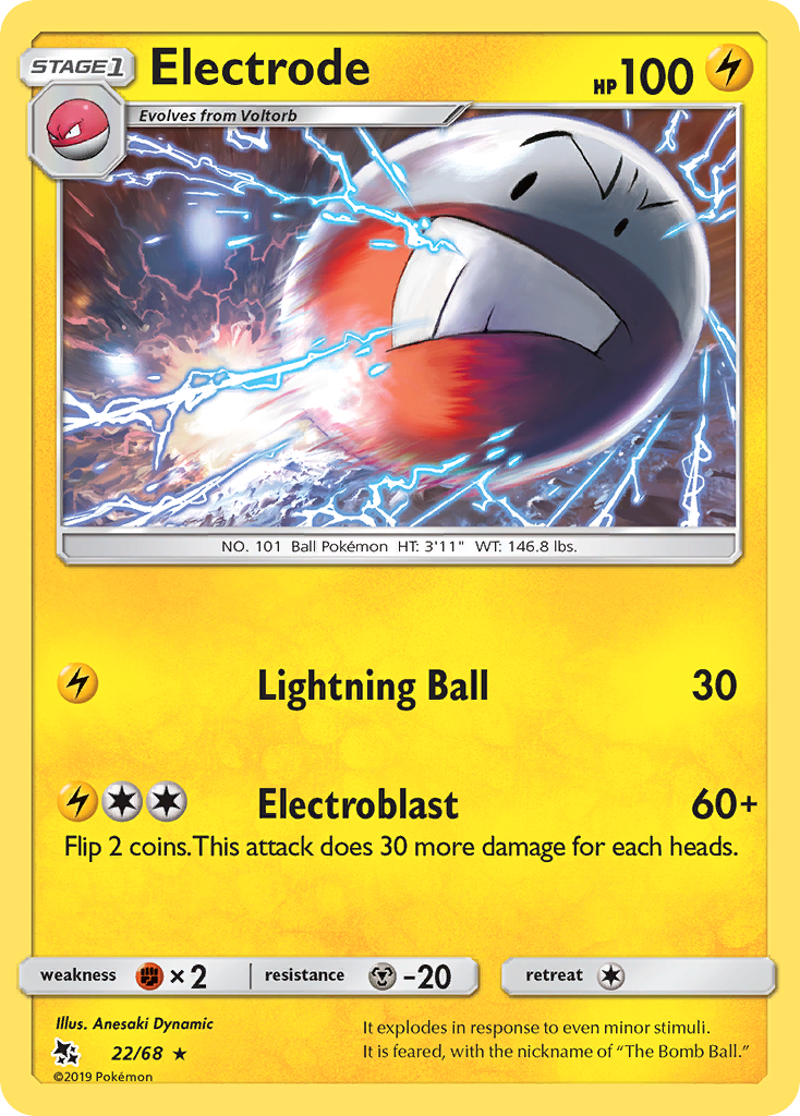 Electrode (22/68) [Sun & Moon: Hidden Fates] | Black Swamp Games