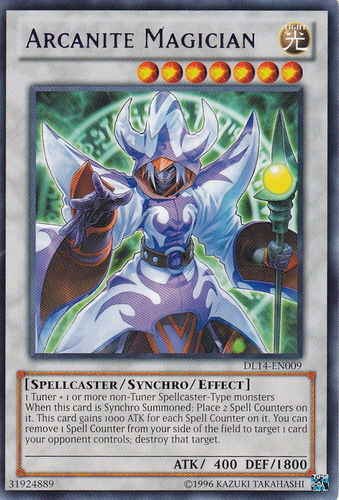 Arcanite Magician (Blue) [DL14-EN009] Rare | Black Swamp Games