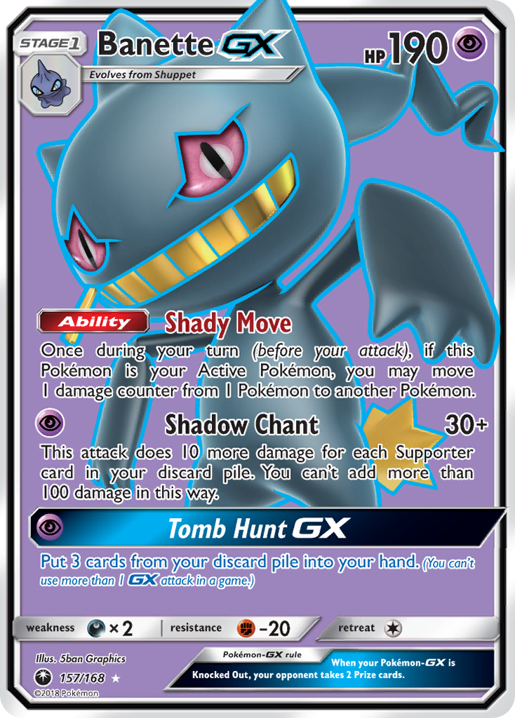 Banette GX (157/168) [Sun & Moon: Celestial Storm] | Black Swamp Games