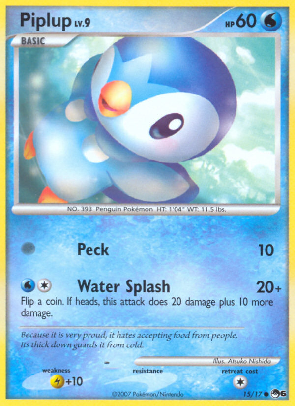 Piplup (15/17) [POP Series 6] | Black Swamp Games