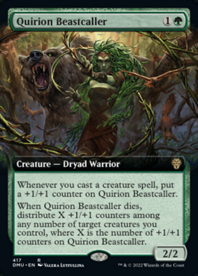 Quirion Beastcaller (Extended Art) [Dominaria United] | Black Swamp Games
