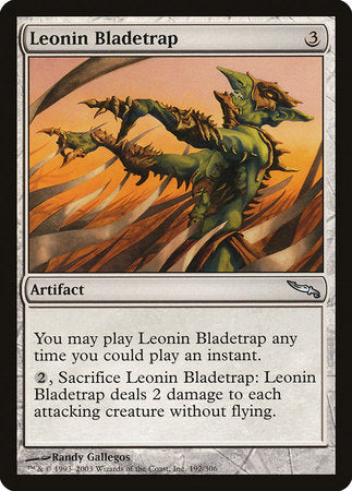 Leonin Bladetrap [Mirrodin] | Black Swamp Games