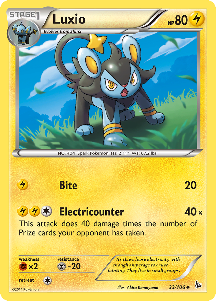 Luxio (33/106) [XY: Flashfire] | Black Swamp Games