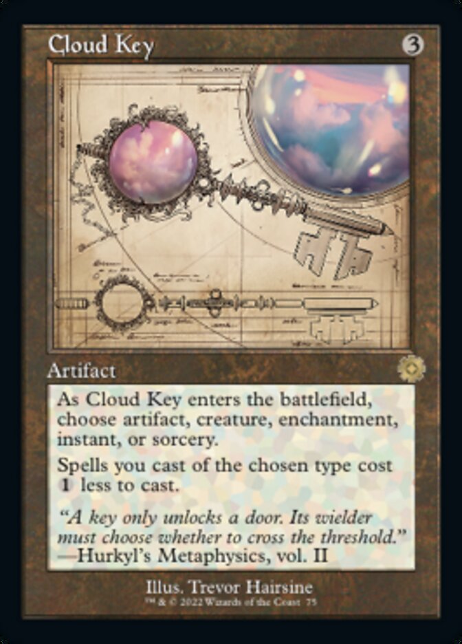 Cloud Key (Retro Schematic) [The Brothers' War Retro Artifacts] | Black Swamp Games