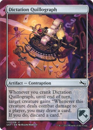 Dictation Quillograph [Unstable] | Black Swamp Games
