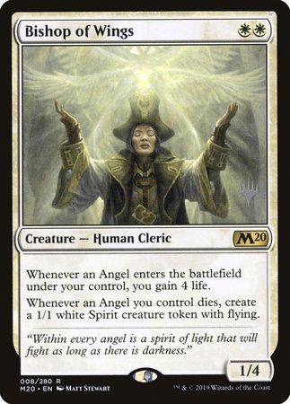 Bishop of Wings [Core Set 2020 Promos] | Black Swamp Games