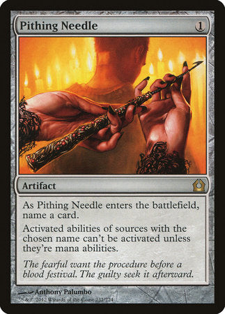 Pithing Needle [Return to Ravnica] | Black Swamp Games