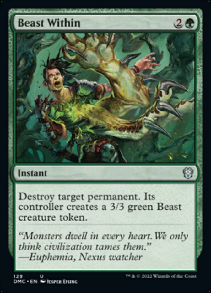 Beast Within [Dominaria United Commander] | Black Swamp Games