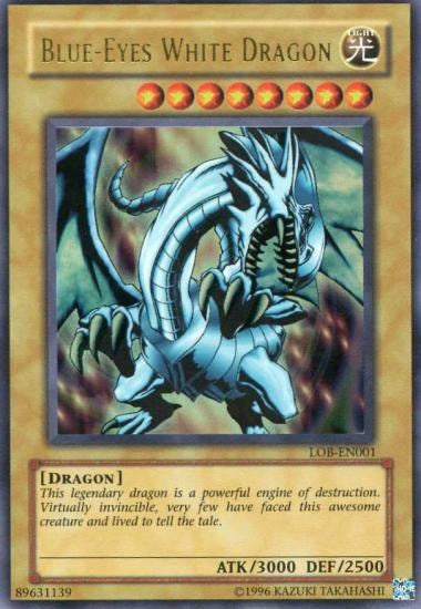 Blue-Eyes White Dragon [LOB-EN001] Ultra Rare | Black Swamp Games