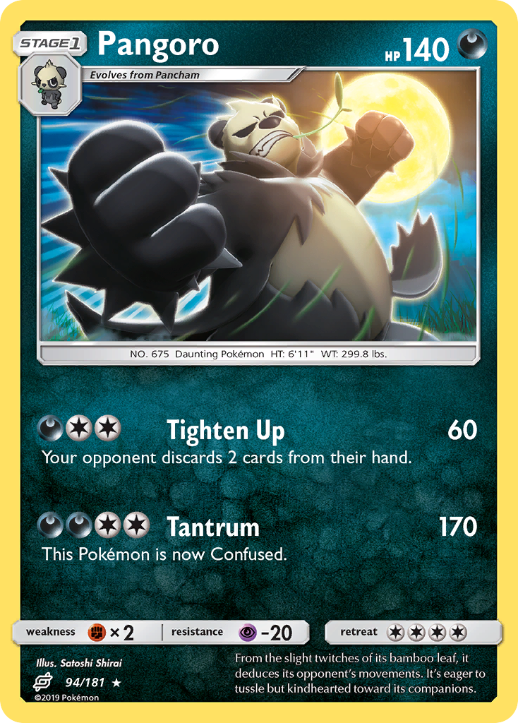 Pangoro (94/181) [Sun & Moon: Team Up] | Black Swamp Games