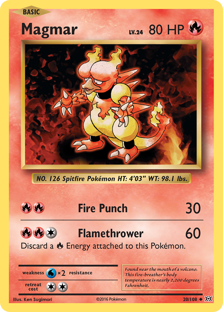 Magmar (20/108) [XY: Evolutions] | Black Swamp Games