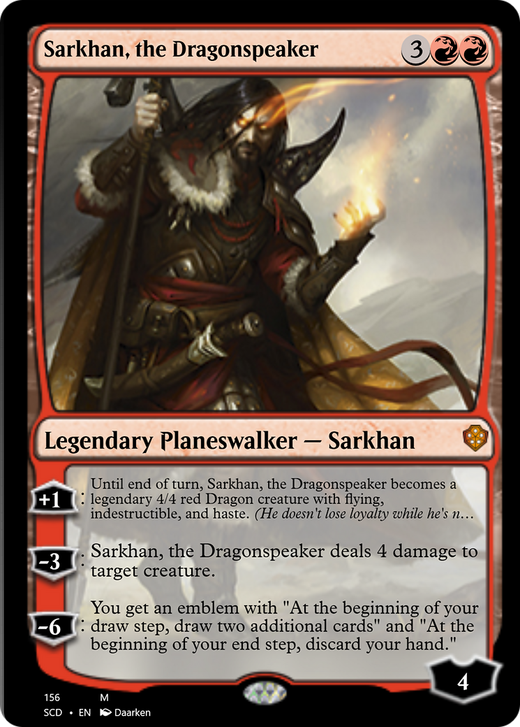 Sarkhan, the Dragonspeaker [Starter Commander Decks] | Black Swamp Games