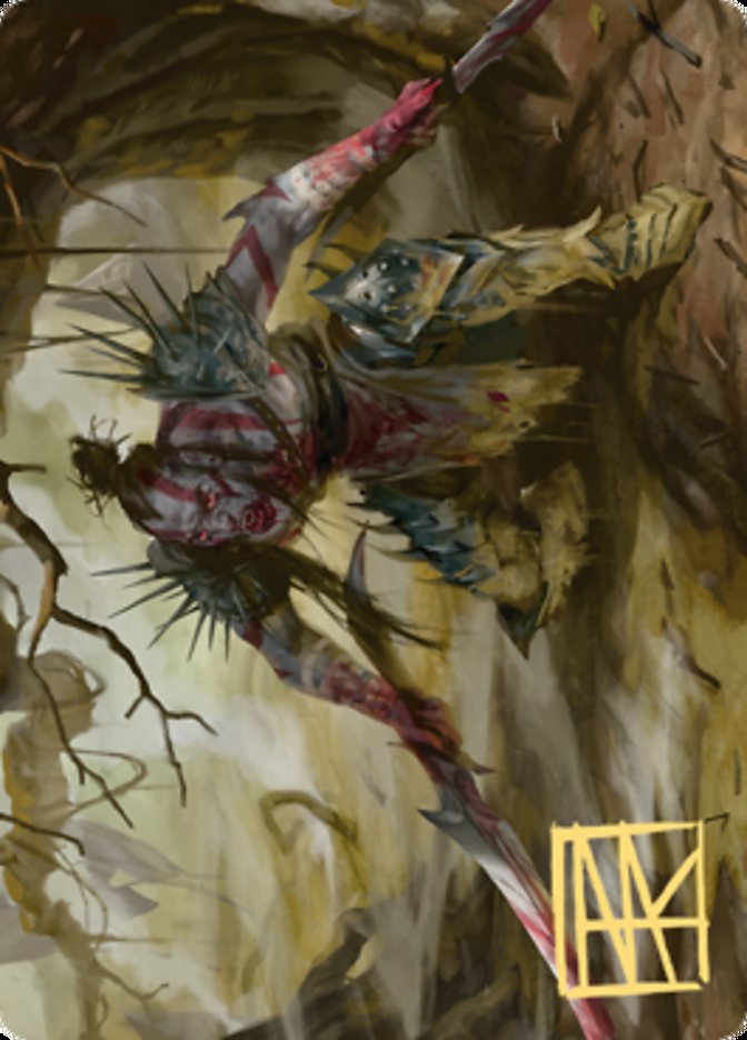 Highborn Vampire Art Card (Gold-Stamped Signature) [Zendikar Rising Art Series] | Black Swamp Games