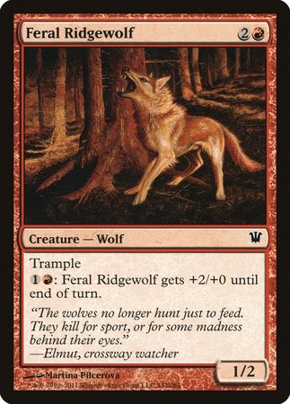 Feral Ridgewolf [Innistrad] | Black Swamp Games