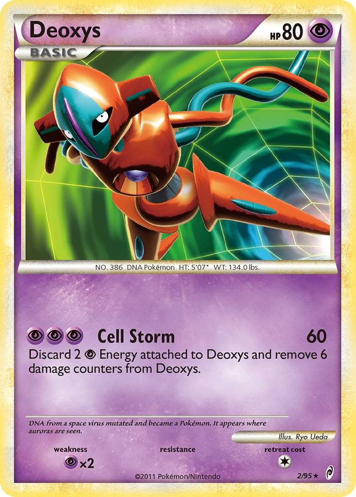 Deoxys (2/95) [HeartGold & SoulSilver: Call of Legends] | Black Swamp Games