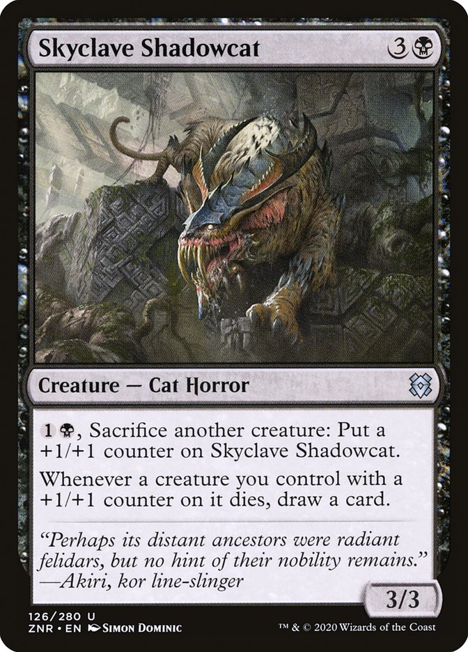 Skyclave Shadowcat [Zendikar Rising] | Black Swamp Games