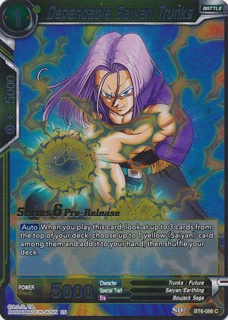 Dependable Saiyan Trunks [BT6-086_PR] | Black Swamp Games