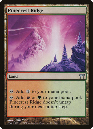 Pinecrest Ridge [Champions of Kamigawa] | Black Swamp Games