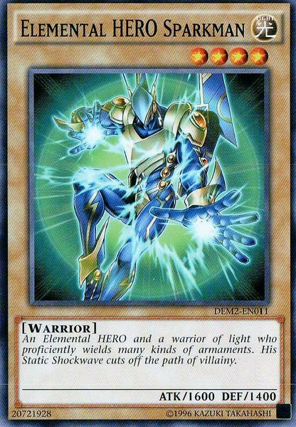 Elemental Hero Sparkman [DEM2-EN011] Common | Black Swamp Games