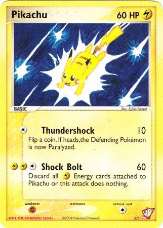 Pikachu (5/5) [Kids WB Promos] | Black Swamp Games