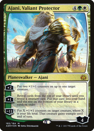 Ajani, Valiant Protector [Aether Revolt] | Black Swamp Games