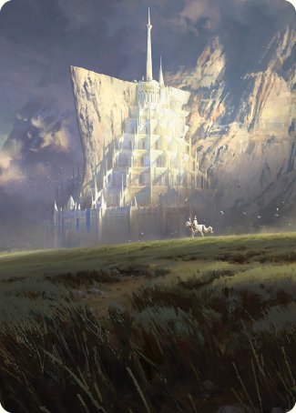 Minas Tirith Art Card [The Lord of the Rings: Tales of Middle-earth Art Series] | Black Swamp Games