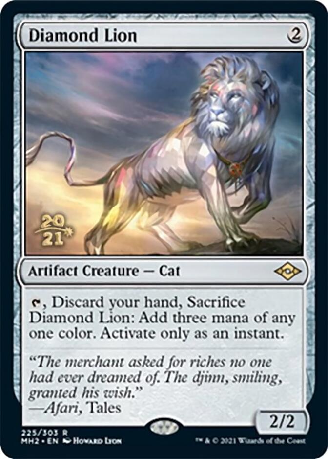 Diamond Lion [Modern Horizons 2 Prerelease Promos] | Black Swamp Games