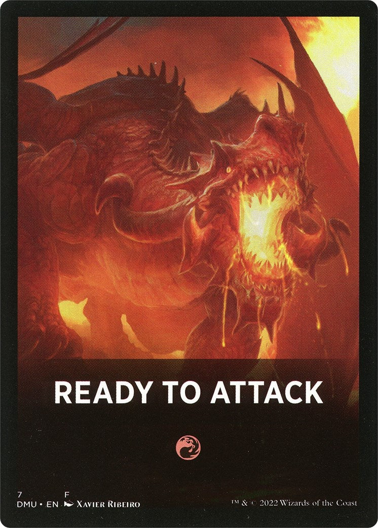 Ready to Attack Theme Card [Dominaria United Tokens] | Black Swamp Games