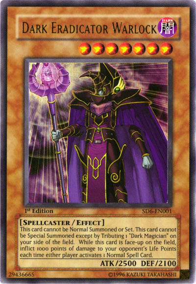 Dark Eradicator Warlock [SD6-EN001] Ultra Rare | Black Swamp Games