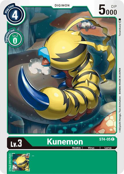 Kunemon [ST4-05] [Starter Deck: Giga Green] | Black Swamp Games