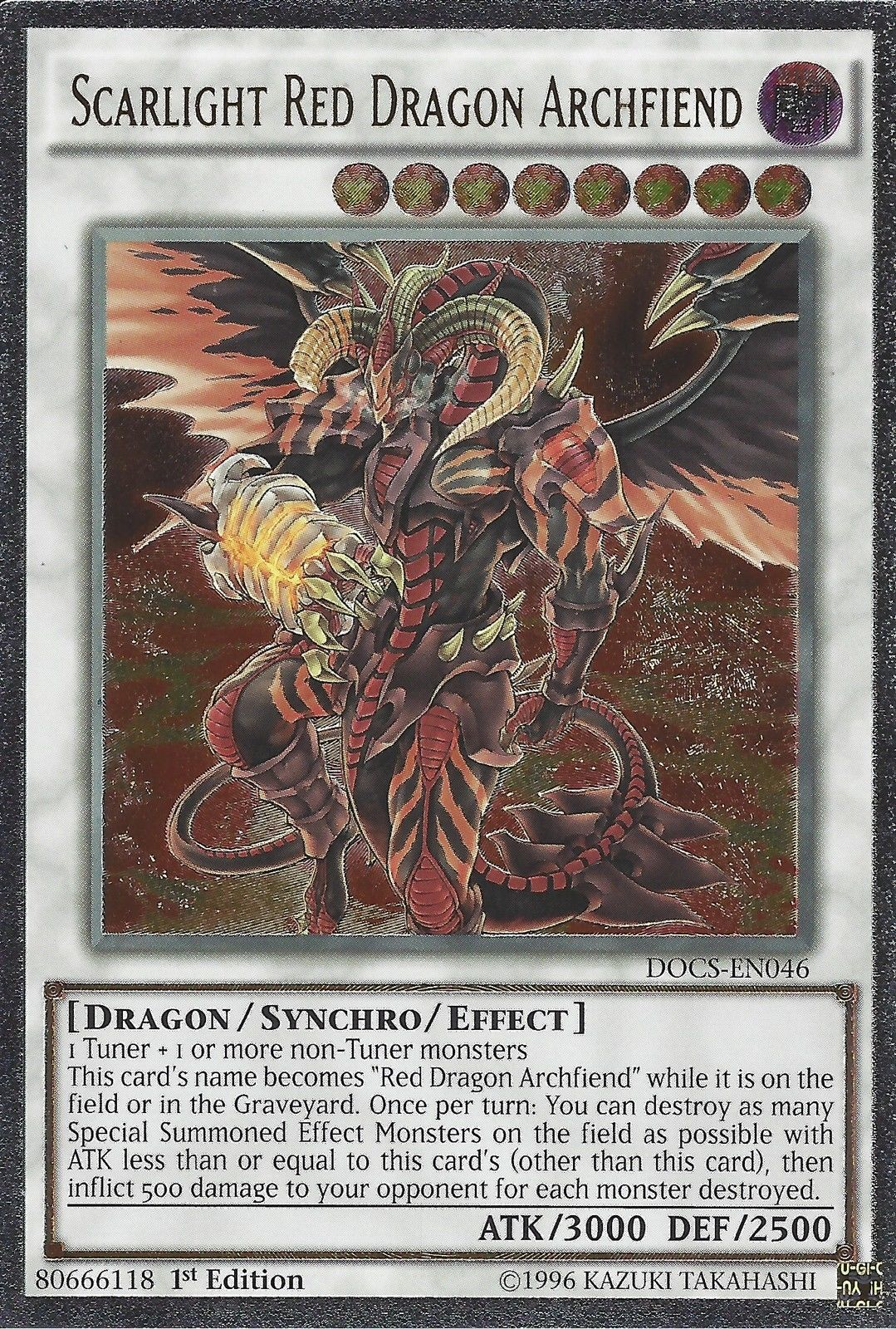 Scarlight Red Dragon Archfiend (UTR) [DOCS-EN046] Ultimate Rare | Black Swamp Games