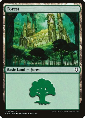 Forest (312) [Commander Anthology Volume II] | Black Swamp Games