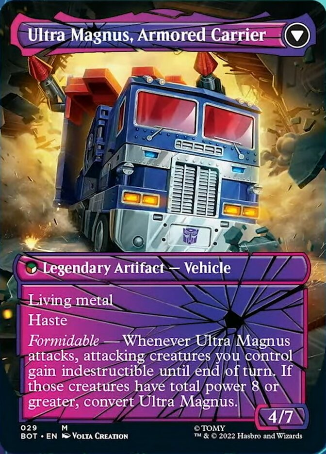 Ultra Magnus, Tactician // Ultra Magnus, Armored Carrier (Shattered Glass) [Universes Beyond: Transformers] | Black Swamp Games