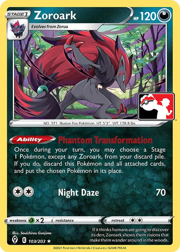 Zoroark (103/203) [Prize Pack Series One] | Black Swamp Games