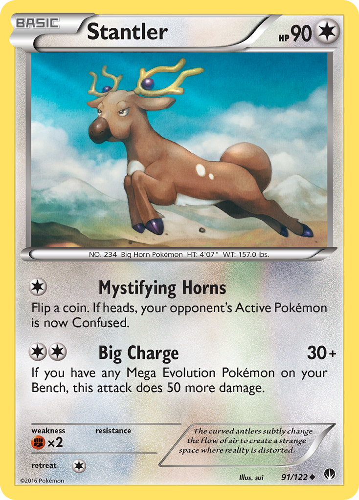 Stantler (91/122) [XY: BREAKpoint] | Black Swamp Games