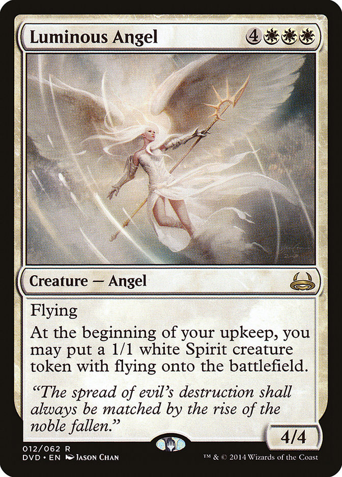 Luminous Angel (Divine vs. Demonic) [Duel Decks Anthology] | Black Swamp Games