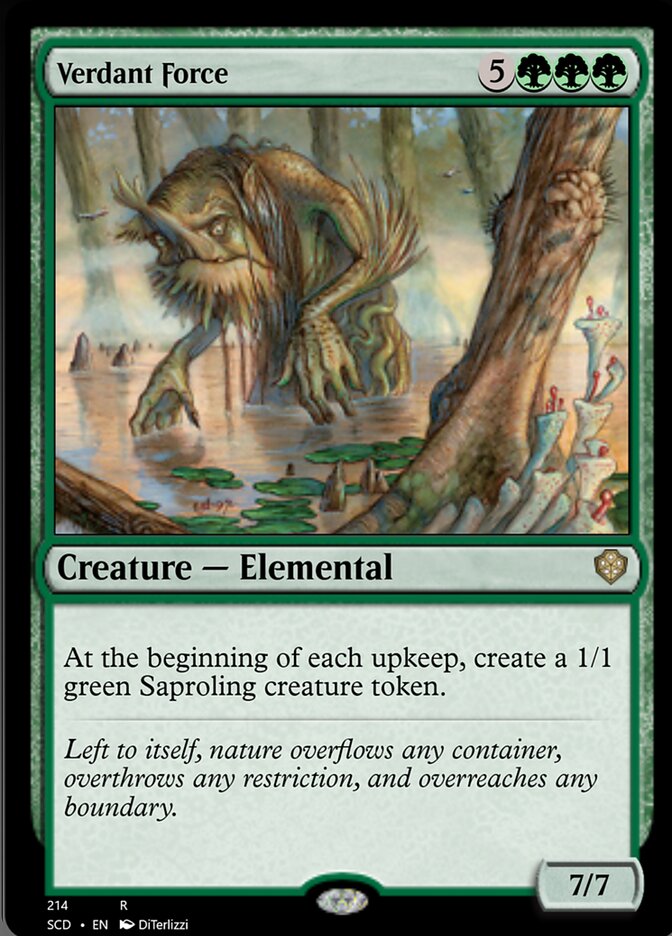 Verdant Force [Starter Commander Decks] | Black Swamp Games